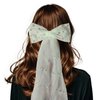 Wedding Bow-Knot Veil Bachelorette Decorations Bridal Hair Clip Bridesmaid Favors Bride to Be Bridal Shower Gift