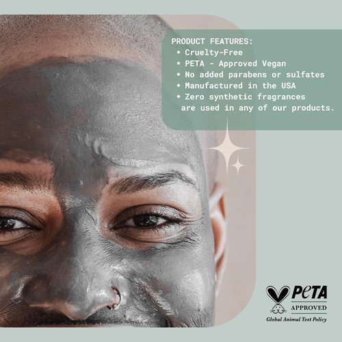 nureveal Skincare - Green Remedy Mask with Blend of Lavender, Peppermint, Aloe Vera, Chamomile and Orange - Vegan & Cruelty Free, Brightening & Exfoliating Face Mask – 2oz