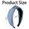 AUDTOPE 6Pcs Headbands for Women Knotted Headband for Women Non Slip Womens Headbands Fashion Cute Hair Bands for Women's Hair Wide Headbands Non Slip Hair Accessories for Women