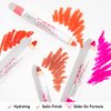 Physicians Formula Rosé Kiss All Day Glossy Lipstick Lip Color Makeup, Red Xoxo | Dermatologist Tested, Clinicially Tested