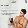 Black Wolf Charcoal Powder Body Wash Men - 10 Fl Oz Paraben-Free Mens Body Wash - Salicylic Acid Reduce Acne Breakouts and Cleanse Your Skin - Full Coverage & Deep Clean Men's Bodywash