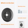 Wall Plate Made for The Nest Thermostat 2020 | Google Nest Thermostat Trim Kit Accessory | Easy Installation | Black