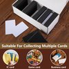codree 100 Pcs Card Dividers Foam- 40D High Elasticity Sponge Trading Card Dividers- Shock Absorbing Card Sponge Separators Inserts for Storage Boxes Games Sports Cards Protection