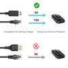 Plozoe Radar Detector Cord, USB to RJ11 Cable,RJ11 Plug Power Cable,for Escort Uniden Radenso XP Beltronics Cobra Whistler Radar Detector,Replacement Power Cable for Radar Detectors (RJ11-6.56ft)