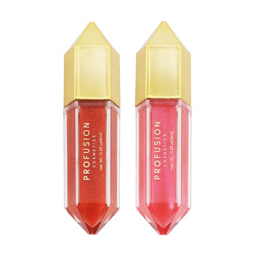 Profusion Cosmetics Lip Oil Gloss Bouquet Velvet Matte Duo Apply Directly to Lips with this Soft Matte Finish Nourishing Duo for a Perfect Pout