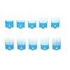 Supreme Trimmer Magnetic Guide Combs for Clippers | CMG100 Hair Clipper Guards, 10 Cutting Lengths | Blue