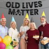 KatchOn, Old Lives Matter Banner - Glitter, 10 Feet | Black Old Lives Still Matter Banner for Old Man Birthday Decorations, Retirement Party Decorations | Over The Hill Birthday Decorations for Men