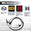 X AUTOHAUX ABS Wheel Speed Sensor Rear Left or Right Wheel ABS Brake Sensor for Ram 1500 2013-2018 for Ram 1500 Classic 2019-2022 68053861AB 68053861AC 68053861AD 68231044AB Black