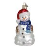 Old World Christmas Ornaments: Snowman Assortment Glass Blown Ornaments for Christmas Tree, Happy Snowman