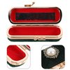 Lipstick Case Holder Fashion Cosmetic Travel Cases Retro Velvet Lipstick Box Lip Balm Organizer Bag Durable Soft Cosmetic Storage Case with Mirror (Green)
