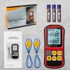 Digital Thermometer Dual Channel Thermometer Temperature Thermometer with Two K-Type Thermocouple Probe Backlight LCD K Type Thermometer for K/J/T/E/R/S/N Thermocouple