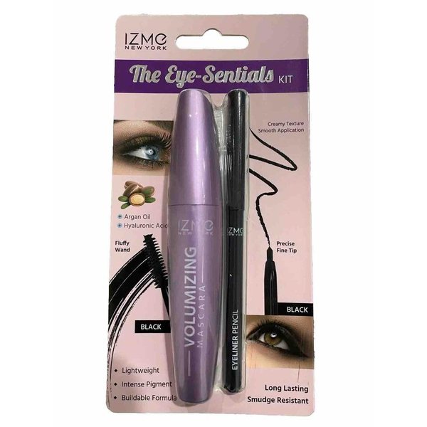 IZME New York The Eye-Sentials Kit/Volumizing Mascara & Eyeliner Pencil/Black
