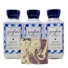Bath and Body Works Gingham Value Pack - Lot of 3 24 hr Moisture Shea Butter + Vitamin E Body Lotions whit Lavender Dream Artisan Bar Soap.