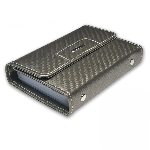 XIDAILINENG-TIYI Business Credit Card Holders Soft Leather Security Card Pack Each Has 26 Card Slots for Organizers Wallet for Men Women