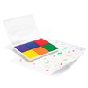 Melissa & Doug Rainbow Stamp Pad For Rubber Stamps, Arts And Crafts Supplies For Kids Ages 4+, 6 Washable Inks