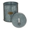 Galvanized Can Coin Bank