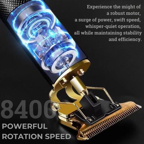 genkigold Hair Trimmer for Men: Professional Zero-Gap Men's Hair Clippers for Precision Haircuts, Grooming Kit with Portable Cordless Design,Rechargeable Lasting 180 mins,Travel Essential,Dragon