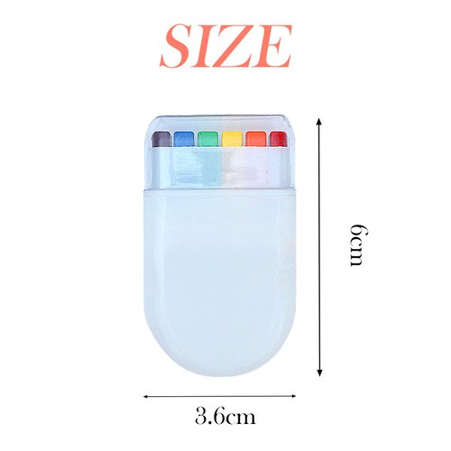 HaiMay 6 Pieces Rainbow Face and Body Painting Pride Rainbow Colors Body Paint Face Paint Makeup Rainbow Stripe Crayon for Gays Pride Day