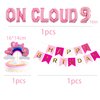 On Cloud 9 Birthday Party Decorations,On Cloud 9 Balloons,On Cloud 9 Cake Topper,On Cloud 9 Birthday Decor.