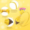 Back to School Headband - Cute Pencil Bow Hair Band for Girls - White Dots Yellow Pencil Bows Hair Hoop - Perfect First Day of School Hair Accessories for Students
