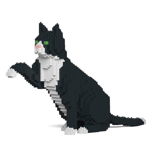 JEKCA Tuxedo Cat 03S | Plastic Building Blocks | Age 14+