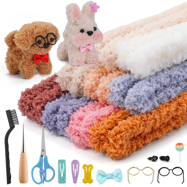 UzecPk 77 Pcs Thick Pipe Cleaners Craft 18 Pcs 39Inches Jumbo Coral Fleece Material Pipe Cleaners Chenille Stems Pipe Cleaner Craft Pipe Cleaners Kit Pipe Stems DIY Creative Decoration