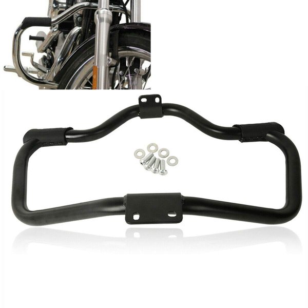 TCT-MOTORPARTS 1 1/4'' Engine Guard Highway Crash Bar for Harley Sportster 883 1200 XL XR 48 Roadster Custom 2004-2022