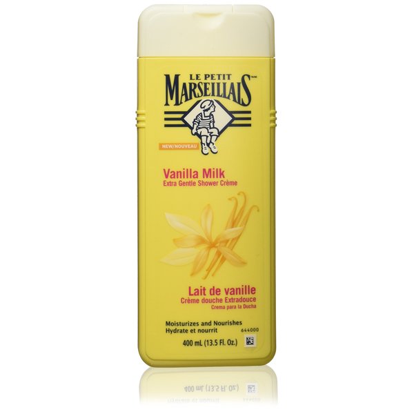 Le Petit Marseillais Extra Gentle Shower Creme Vanilla Milk 400 Ml, 13.5 Fluid Ounce