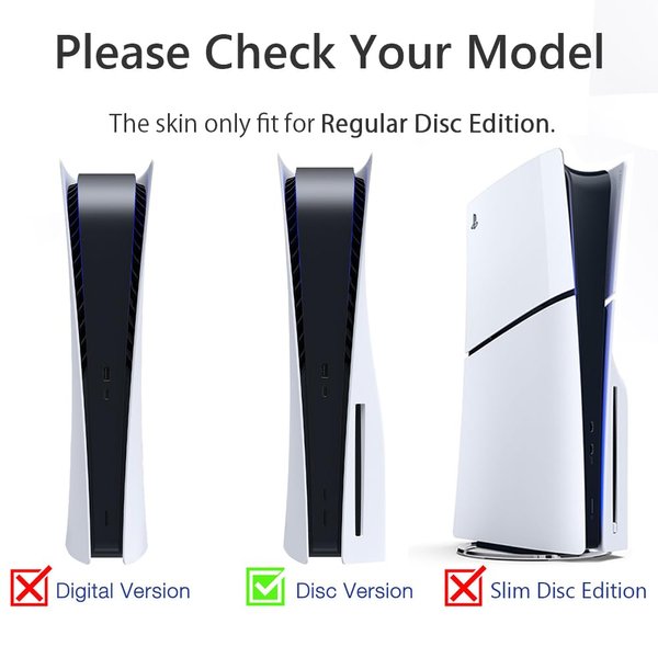 Toxxos Console and Controller Skins Cover for PS5 - Full Set of Red and Black Spider Skins