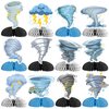 12 PCS Tornado Honeycomb Centerpieces, Tornado Birthday Party Decorations Tornado Weather Table Centerpieces Decorations Supplies for Kids Teens Boys Girls Baby Shower