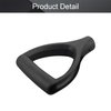 MroMax Shovel D Grip Handle, 1-1/4" Inner Diameter 32mm PVC Spade Snow Shovel Replacement Handle Garden Accessories for Digging Raking Tool Black