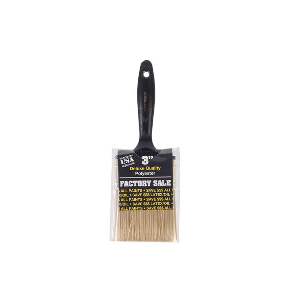 Wooster 912-0P39730030 Brush P3973-3 Factory Sale Polyester Paintbrush, 3-Inch, 3 inch