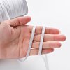 Elastic Band for Sewing, 1/4 Inch 40 Yards White Knit Elastic Bands High Elastic Cord for Sewing Waistband and Pants Waist