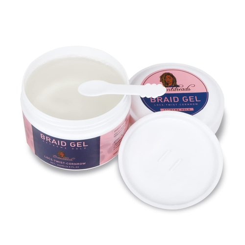 Orientdreads Extra Hold Braid, Loc, Twist Gel - Tames Frizz & Edges, No Parabens, No Sulfates, No Mineral Oil, No Petrolatum, Contains Black Castor & Coconut Oil, 8.8 oz