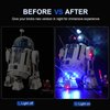 DALDED LED Lighting Kit for Lego Star Wars R2-D2, LED Light Compatible with Lego 75379 Building Block Models (Remote Control Version)