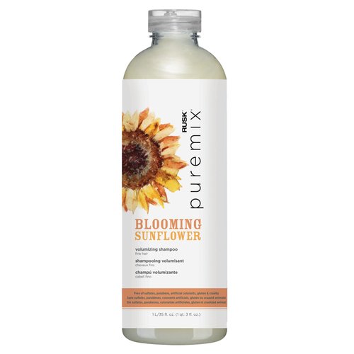 RUSK PUREMIX Blooming Sunflower Volumizing Shampoo 12 oz., 12 fl. oz.