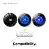 elago Wall Plate Cover Designed for Google Nest Learning Thermostat [White] - Compatible with Nest Learning Thermostat 1st/2nd/3rd Generation, Not Compatible with 2020 Models [US Patent Registered]