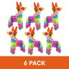 6 Pcs Mini Pinata 4x7" - Fiesta Party Decorations, Mexican Cinco de Mayo Party Supplies, Day of the Dead, Día de Los Muertos decorations, Table Centerpiece Decor by 4E's Novelty