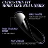 Gelike EC Short Almond Nail Tips: Soft Gel X False Nail Tips Full Cover for Nail Extensions - Acrylic Nails Professional Clear Gelly Tips Preshaped PMMA, 12 Sizes, 240PCS