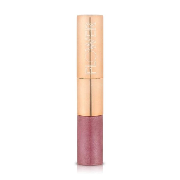 FLOWER BEAUTY Mix N Matte Lip Duo - Matching Full Coverage Matte Lipstick & High Shine Lip Gloss Duo (Tickled-Pink)