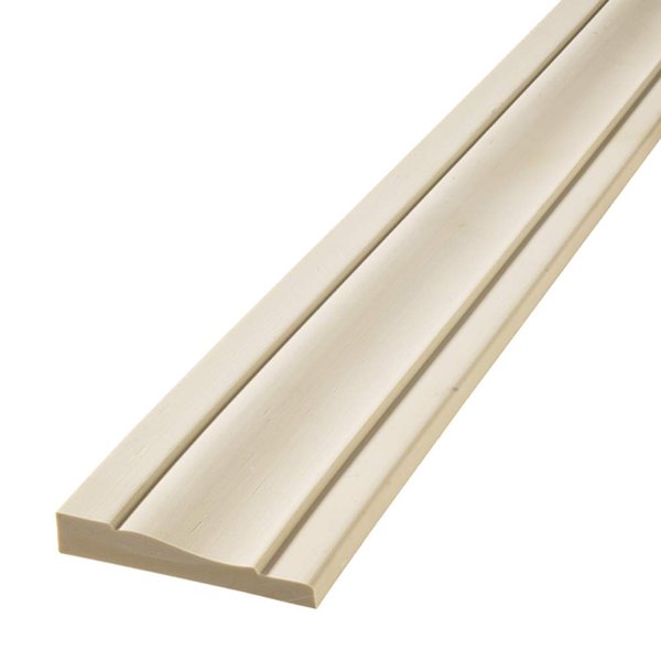 FLEXTRIM #444 Flexible Casing Molding: 11/16" Thick x 3.25" Wide - for Gentle Arches, Curved Walls and Straight Runs (12' feet Long (144" Long))