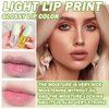 Lip Plumper Set,Hydrating Lip Mask Reduce Fine Lines & Lip Enhancer Set,Moisturizing Lip Plumper Gloss,Day & Night Lip Care Serum Fuller Lip Plumping Lip Gloss Set（2PCS）