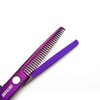 5.5 Inches Hair Scissors with Thinning Comb Hair Cutting Shears Thinning Shears Set for Professional and Personal (Violet)