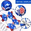 4th of July Bows Hair Clips, 4th of July Hair Accessories for Women Girls Patriotic Hair Clips Bows Red Sequins Barrette Red White and Blue Accessories