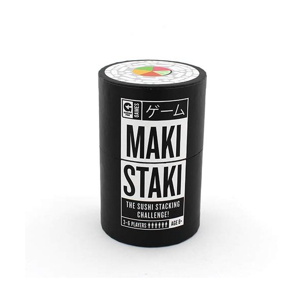 Ginger Fox Maki Staki Sushi Themed Card Game -Collect The Cards to Make Your Maki Perfect Party Game for Up to 6 Players