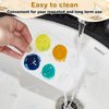 100 Pcs White Plastic Paint Palette 6 Well Watercolor Palette Rectangular Paint Tray Palette Paint Holder Tray Paint Mixing Palette Bulk for Kids Student Adult DIY Craft Art Acrylic Painting