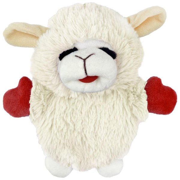 Multipet Mini Lamb Chop with Crinkle Dog Toy, X-Small