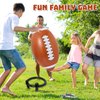 Deekin 40 Inches Giant Inflatable Football and Tee Party Decorations Football Toys Football Birthday Party Supplies Football Decor Jumbo Sports Toys Party Accessory for Games Gifts