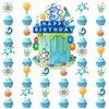 25pcs Science 3rd Birthday Party Supplies, Chemistry School Cupcake Toppers Decorations, Scientis tlaboratory Theme Happy Birthday Kids Cupcake Toppers Decoration (3rd)