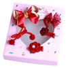Starneey 18 Pcs Baby Hair Accessories Set Hair Clip Set Gift Box Cute Party Bowknot Flower Multi-Style Hairpin Ribbon for Little Girls Baby Toddler Kids-Red